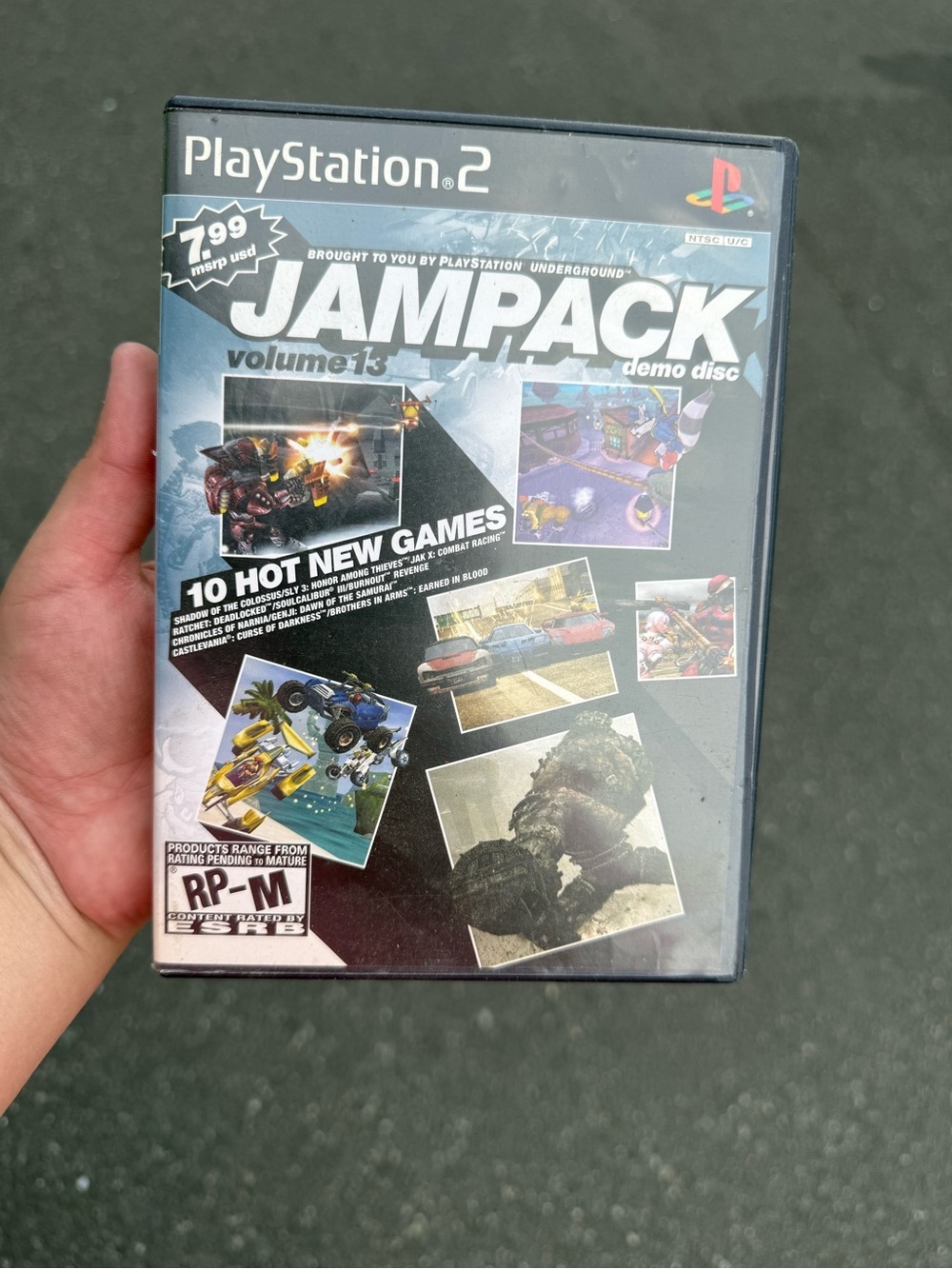 Sony PlayStation 2 JAMPACK Volume 13 Demo Disc - Blue & Black